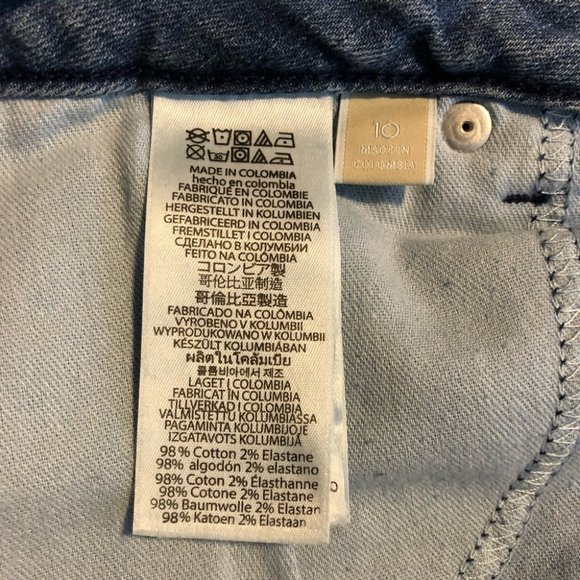 NWOT, MICHAEL MICHAEL KORS Stretch Denim High-Rise Frayed Jeans - Picture 6 of 11